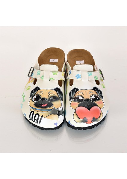 Azizsahinshoes 6298 Aşık Köpekler Sabo Terlik fiyatları