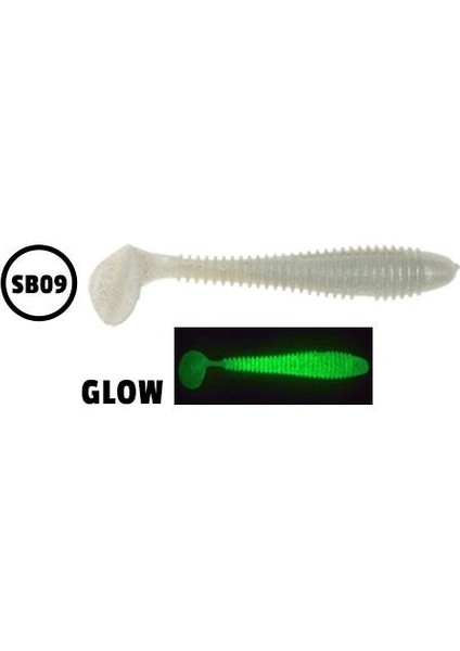 Round Bait 70MM Silikon Balık Renk: SB09 (Paket Içerisinde 5 Adet)