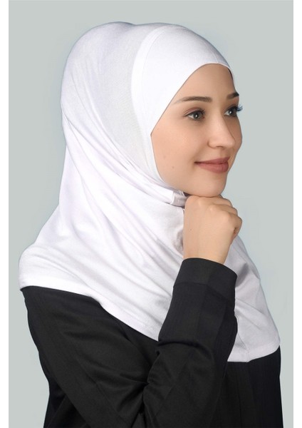 Hazır Türban Pratik Eşarp Tesettür Hijab - Namaz Örtüsü -Beyaz fiyatları
