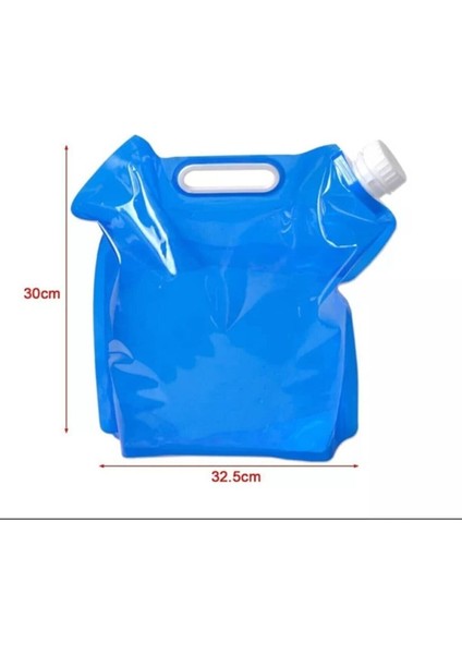 Çok Amaçlı Taşınabilir Katlanır Su Bidonu 5 Lt