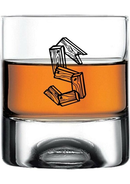 S Harfi Yazılı Holiday Viski Bardağı