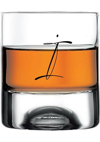I Harfi Yazılı Holiday Viski Bardağı