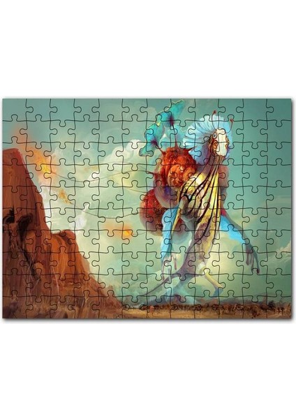 Gerçeküstü Sanat Fantastik Yaratık Animasyon Görseli 120 Parça Puzzle Yapboz Mdf (Ahşap)