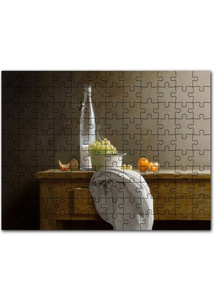 Modern Resim Sanat Fotoğrafçılığı Natürmort Görseli 255 Parça Puzzle Yapboz Mdf (Ahşap)