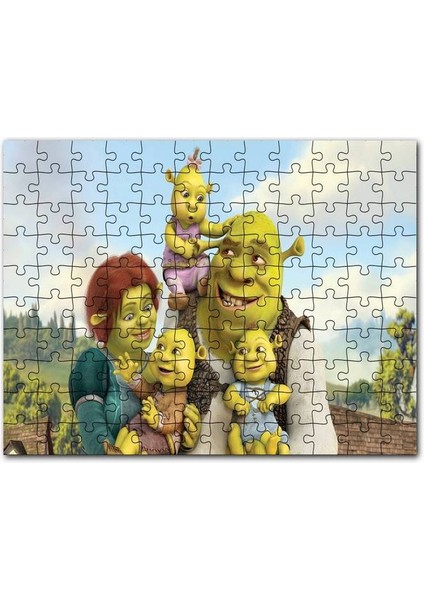 Shrek Sonsuza Kadar Shrek, 255 Parça Puzzle Yapboz Mdf (Ahşap)