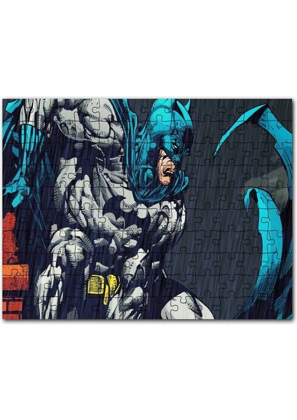 Süper Kahraman Batman Çizgi Roman Görseli 120 Parça Puzzle Yapboz Mdf (Ahşap)