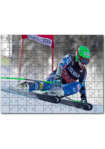 Ted Ligety Kayak Sporu, 500 Parça Puzzle Yapboz Mdf (Ahşap)