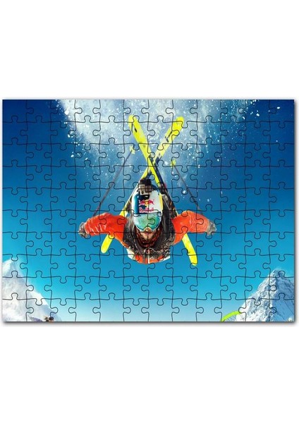 Uçan Kayakçı Sipor 120 Parça Puzzle Yapboz Mdf (Ahşap)