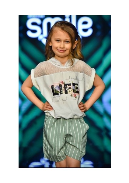 Kız Çocuk Alt-Üst Şorltu Takım