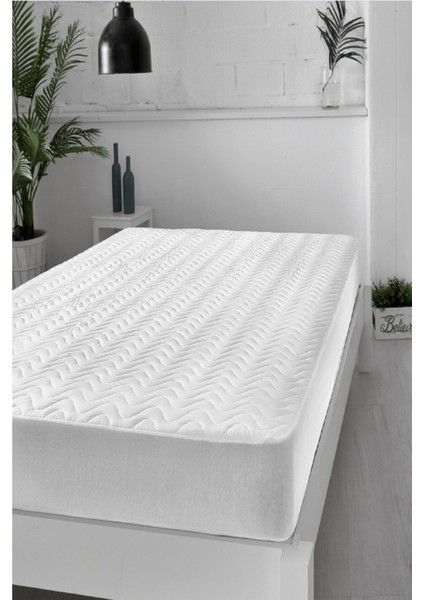 Kapitoneli Fitted Çift Kişilik Yatak Alezi