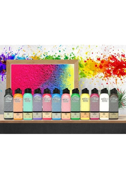 Akrilik Boya 140 ml x 12 Temel Renk Set