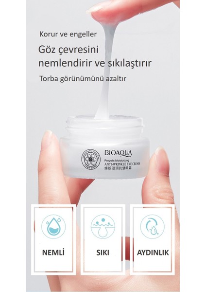 Propolisli Nemlendirici Kırşıklık Karşıtı Göz Kremi 20 gr fiyatları