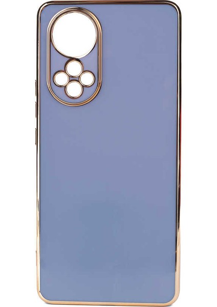 Huawei Nova 9 Kılıf Köşeli Altın Model Kapak