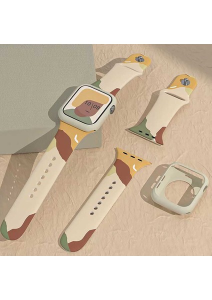 Apple Watch 42MM Uyumlu Silikon Kordon Krd-62 Rahat Renkli Soft Spor Akıllı Saat Kordonu indirimleri