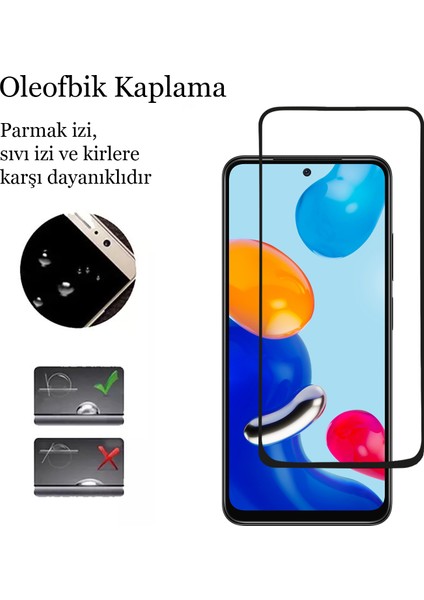 Xiaomi Redmi Note 11 Kırılmaz Cam 5d Tam Kaplayan 9h Temperli Ekran Koruyucu