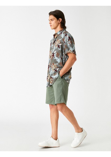 Gabardin Chino Şort