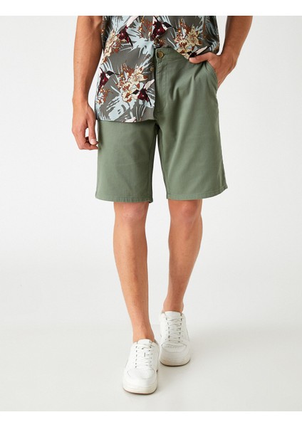 Gabardin Chino Şort