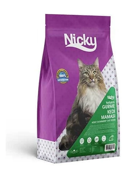 Adult Multi Color Tahıllı Tavuklu Gurme Yetişkin Kedi Maması 15 kg