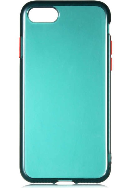 Apple iPhone Se 2022 Kılıf Htstore Htstore Zore Bistro Kapak-Koyu Yeşil