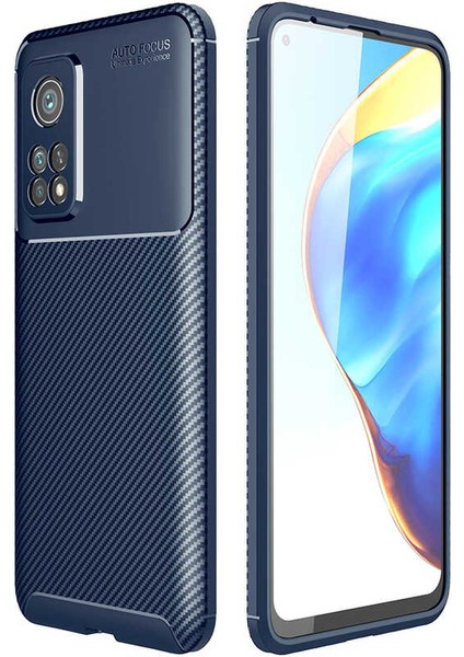 Xiaomi Mi 10T 5g Kılıf Htstore Zore Negro Silikon-Lacivert