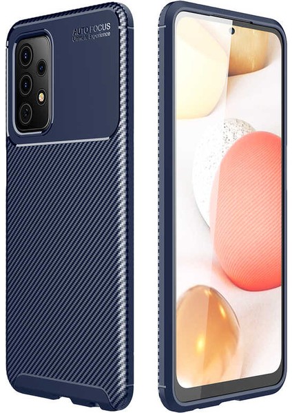 Galaxy A72 Kılıf Htstore Zore Negro Silikon-Lacivert