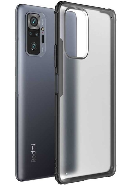 HTStore Xiaomi Redmi Note 10 Pro Kılıf Htstore Zore Volks Silikon-Siyah