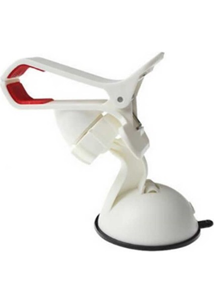 Htstore Htstore Zore Süper 01 Araç Telefon Tutucu-Beyaz