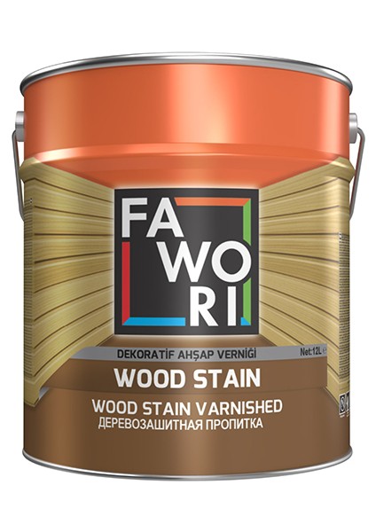 Wood Stain Dekoratif Ahşap Verniği 0,75LT