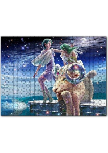 Koç Burcu Görseli 255 Parça Puzzle Yapboz Mdf (Ahşap)