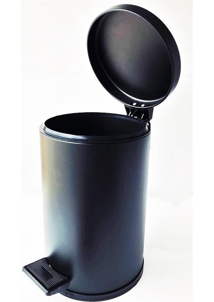 5lt Pedallı Çöp Kovası-Siyah