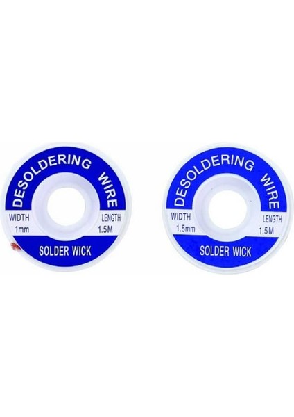 ZD-180 Lehim Temizleme Teli 2li Set 1-1.5mm