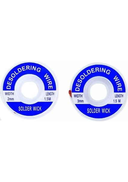 ZD-180 Lehim Temizleme Teli 2li Set 2-3mm