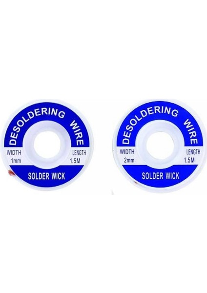 ZD-180 Lehim Temizleme Teli 2li Set 1-2mm