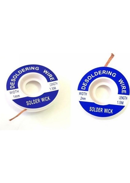 ZD-180 Lehim Temizleme Teli 2li Set 1-2mm