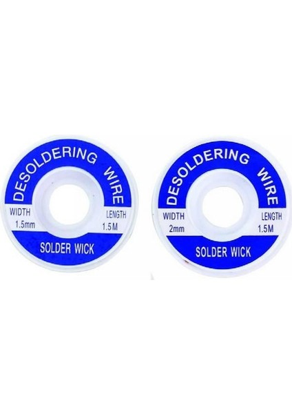 ZD-180 Lehim Temizleme Teli 2li Set 1.5-2mm