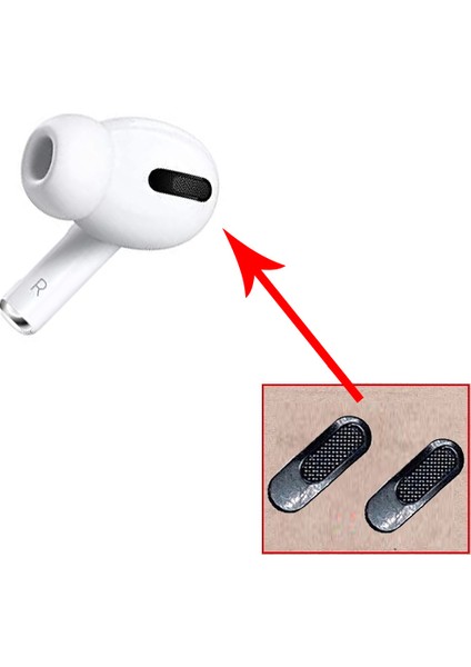 Airpods Pro Hoparlör Anti Toz Önleyici Metal