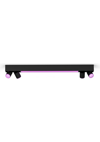 Hue WCA Centris Led 4'lü Akıllı Spot Lamba 4x5.7W (Siyah)