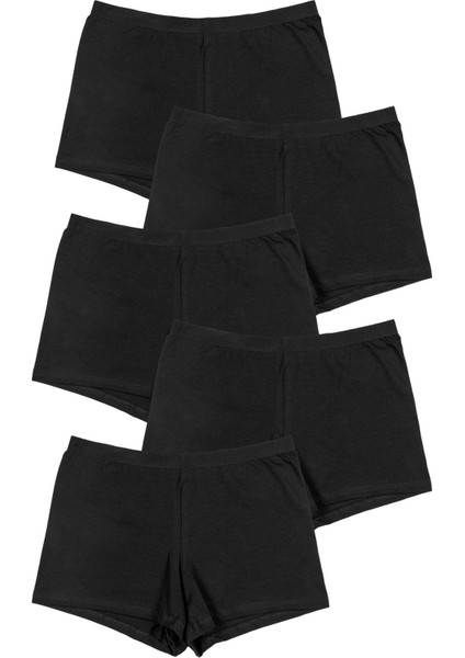 Siyah Kadın Boxer Külot 5'li Paket fiyatları