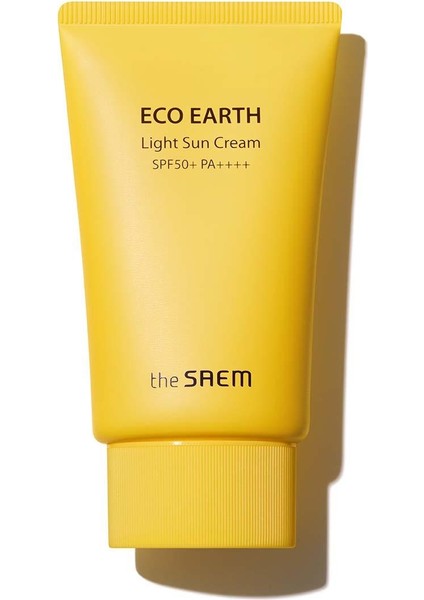 The Saem Hafif Yapılı Güneş Kremi 50 gr - Eco Earth Light Sun Cream Spf 50+ ve Pa++++