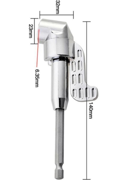 12 Parça 1/4'' Bits Uç ve Köşe Vidalama Adaptörü Seti