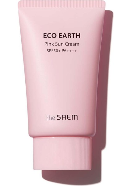 Ton Dengeleyici Işıltı Veren Güneş Kremi 50 gr - Eco Earth Pink Sun Cream Spf 50+ ve Pa++++