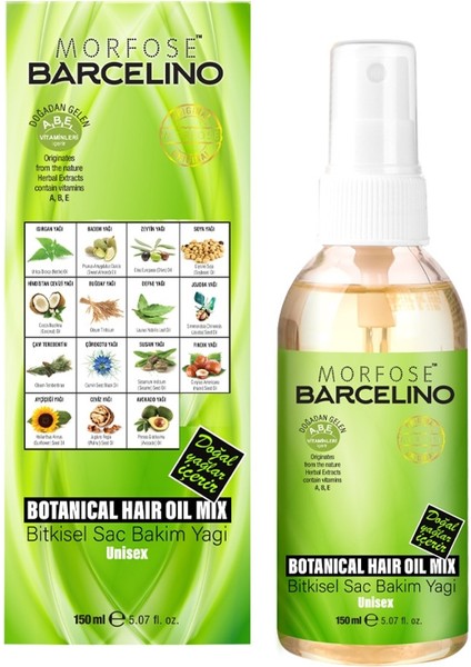 Barcelino Saç Bakım Yağı 150 ml