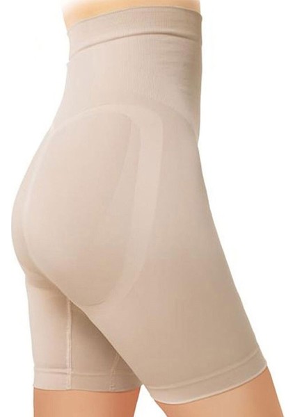 Slikonlu Kaymaz Push-Up Seamless Şort Korse