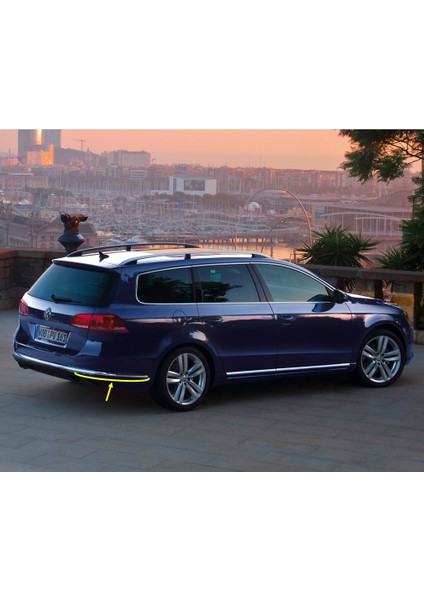 Vw Volkswagen Passat Variant B7 2011-2014 Arka Tampon Sağ Alt Köşe Krom Çıtası 3AF807460 fiyatları
