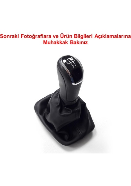 Skoda Fabia Mk1 2000-2008 Vites Kolu Topuzu Körüğü Siyah Krom 6Y0711113R modelleri