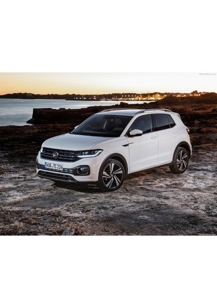 Vw T-Cross 2019-2022 Sol Ön Kapı Cam Düğmesi Takımı Tuşları Krom Uçlu Kırmızı Işık 5G0959857G