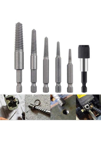 5405 Bits Saplı Hasarlı Vida Sökücü 6 Parça