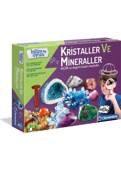 64964 Bilim ve Oyun - Mineraller ve Kristaller / +8 Yaş