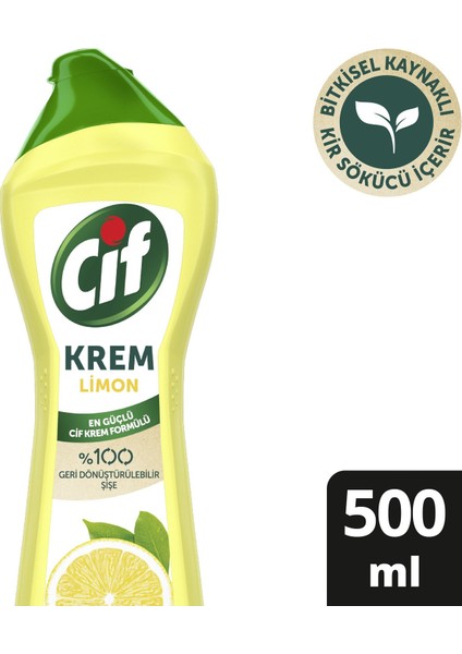 Krem 500 gr Limonlu x 16 Adet