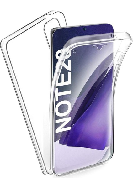 Samsung Galaxy Note 20 360 Tpu Serisi Ön Arka Full Cover Şeffaf Kılıf